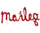 Maileg Wooden Logo / Schriftzug Red