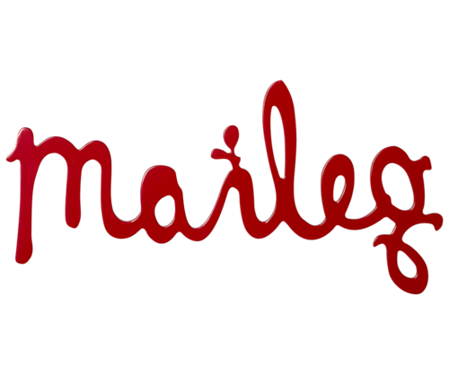 Maileg Wooden Logo / Schriftzug Red