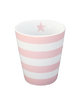 Krasilnikoff Happy Mug Stripes pink