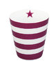 Krasilnikoff Happy Mug Stripes plum