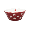 Krasilnikoff Happy Bowl -red with Stars